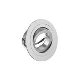Spot luminaire housing MORENA, IP20, round, silver