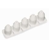 Insulation stop 0.08 - 0.2 mm² "s" (0.14 mm² "f-st") 5 pieces/strip wh