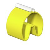 Socket x 5.3 mm, Polyester, TPU, Colour: yellow, Transparent, Conductor O.D.: 14 - 26 mm