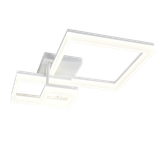 Camino LED ceiling lamp 3-pc matt white 4000K