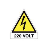 Vinyl label, l=102mm, (220V high voltage)