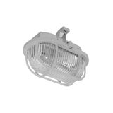 PANLUX Lamp OVAL PLAST 60W E27 IP44 gray