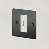 1G EURO PLATE / 1 MOD / BLACK