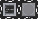 Touch radio DAB+, Bluetooth with speaker, A.x/C.x, night black glossy.