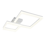 Camino LED ceiling lamp 2-pc matt white 4000K