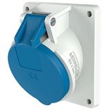 Panel Mounted Socket TwinCONTACT 16A 4P 230V IP44 9H