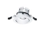 MICROS2 R100 1400-930HE SWI WFL-DWH WH - LED ceiling-recessed luminaire