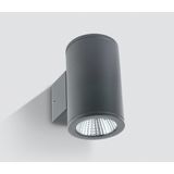 ANTHRACITE COB LED 2x6W WW IP54 230V