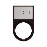 Label Plate with Label 30x50 : 0 I