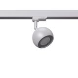TRACK SPOTLIGHT 3 PHASE MOVABLE OCULARE WHITE GU10 3000K 7W 510LM