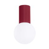 Ceiling lamp HALO burgundy