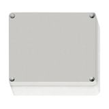 Enclosure ABS, grey cover, 201x163x98 mm, metric