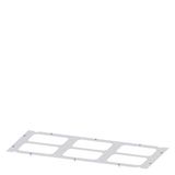 Floor plate for module inserts IP30 D: 400mm W: 850mm