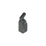 Position switch with one-way roller adjustable, external gasket
