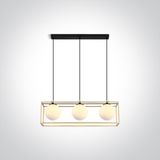 BRASS CEILING LIGHT 3x8W E14 100-240V
