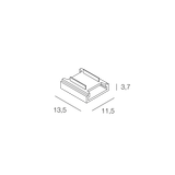 STRIP LED: CONNET.2STRIP 238/240LED 10PZ