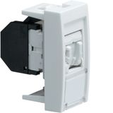 Data socket RJ45 category 5e FTP, white, 1M