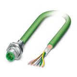 SACCBP-M12MSB-5CON-M16/5,0-900 - Device connector, rear mounting