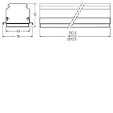 Continuous lines 765... E-Line Next Fix MultiLumen 6 Lens White rectangular ET 23W 4000lm Double asymmetric Wide (DAW) IP50 IK03 3 SDCM 9002282793