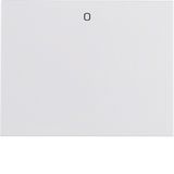 Rocker imprint "0", K.1, p. white glossy