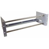 Telephonie 19", 3U, for 3x5 LSA modules, Round Rod