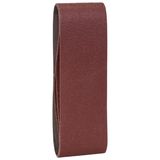 3-piece sanding belt set for belt sanders, red quality G= 60