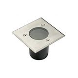 Ground luminaire ALFA MINI, GU10, max. 10 W, IP67, square, stainless steel