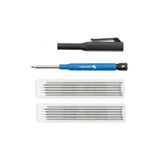 Automatic pencil with interchangeable stems