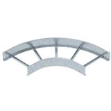 90° bend for cable ladder 110x400 Steel Hot-dip galvanised zinc