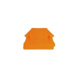 W-Series, End plate, orange, 1.5 mm