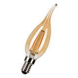 LED Filament C35 Cosy E14 240V 4W 2200K Gold Dimm