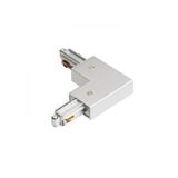 1F L connector (inner polarity) silver grey 230V