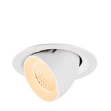 NUMINOS© GIMBLE M, recessed ceiling light, 2700K, 40ø, wh
