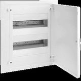 Small distributor,golf,flush,2row,24M,IP40,MS-terminal,PE,white door