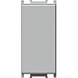 Blank cover 1M, silver