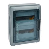 PLEXO3 IP65 WEATHERPROOF CABINET 2X12 MODULES WITH TERMINAL BLOCK