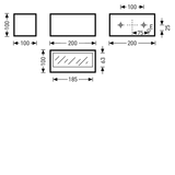 Wall and ceiling luminaire Skeo R Reflector Anthracite ET 23W 1500lm 70 symmetric narrow (SE) IP65 IK05 5 SDCM