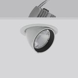 GOLAS maxi, 22 W, 2100 lm, 940, silver, on/off Recessed projectors, D 