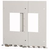 XMIX16F0802C Front cover, 2x IZMX16, fixed mounted design, W=800mm
