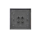 Triple frame, satin, metallized