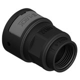 AFPA-23M25PB zwart  Wartel kunststof binnendraad metrisch