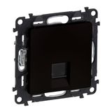 RJ45 socket category 6A STP with claws mat black Valena Life