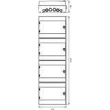 Hermetic switchboard RH-48/4Z (with lock)