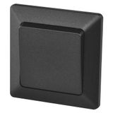 Push button 1/0, anthracite