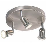 Avenue 3-Rondel | Spot Light | Brushed steel