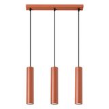 LAGOS 3L HANGING LAMP RED OCHRE 3XGU10