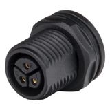 Panel socket without cover nut M1