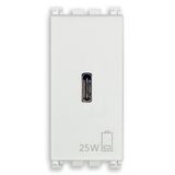 PD C-USB power unit 25W white