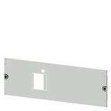Masking frame 3VA12 (250 A), 3-pole, withdrawable, drive: direct, motorized operating mechanism, RCD: without, H: