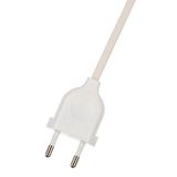 Cord with European plug White 200cm